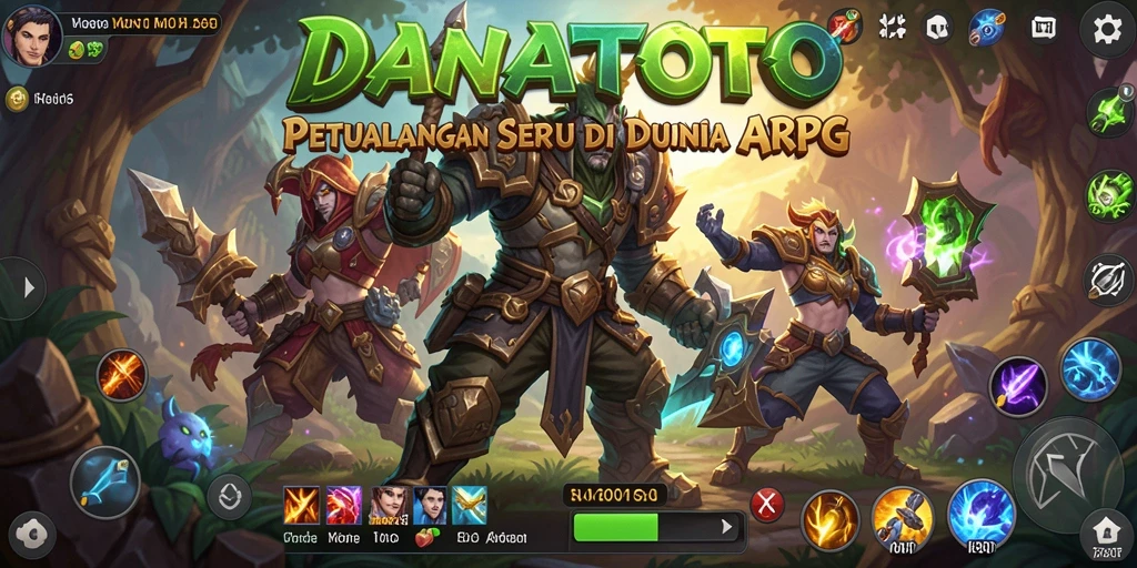 Gameplay ARPG yang mendebarkan dalam DANATOTO.