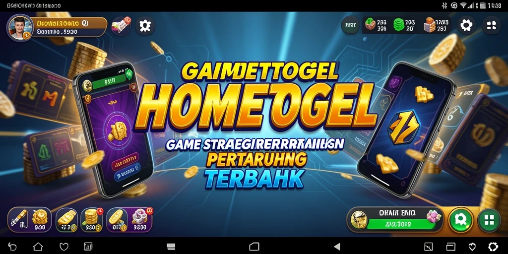 Gameplay HOMETOGEL menampilkan strategi pertaruhan yang intens.