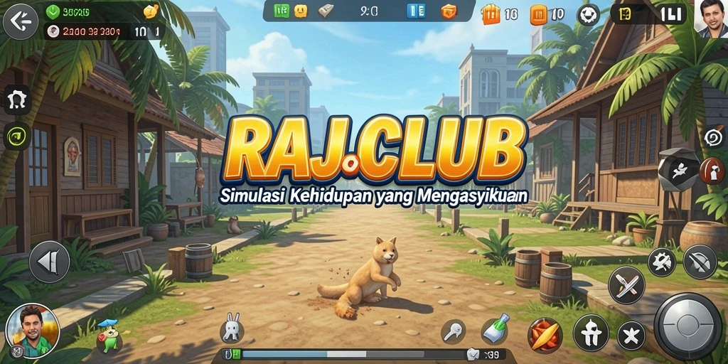 Tampilan gameplay RAJACLUB yang menarik dan interaktif.