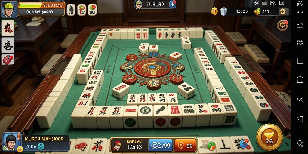 Gameplay TURU99 yang seru dan penuh tantangan Mahjong.